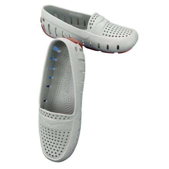 Floafers Shoes Deck Loafers Women's 8 Grey Burgundy New Float Foam Posh Driver - Picture 4 of 10